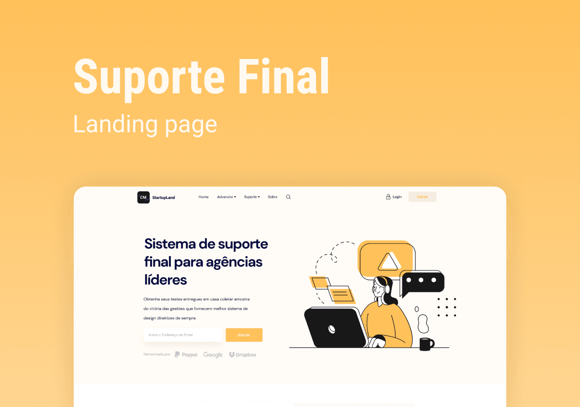 Agency Alpha Landing Page